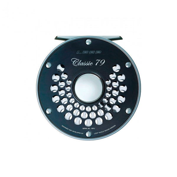 Classic Ported Plate Fly Reels in Black