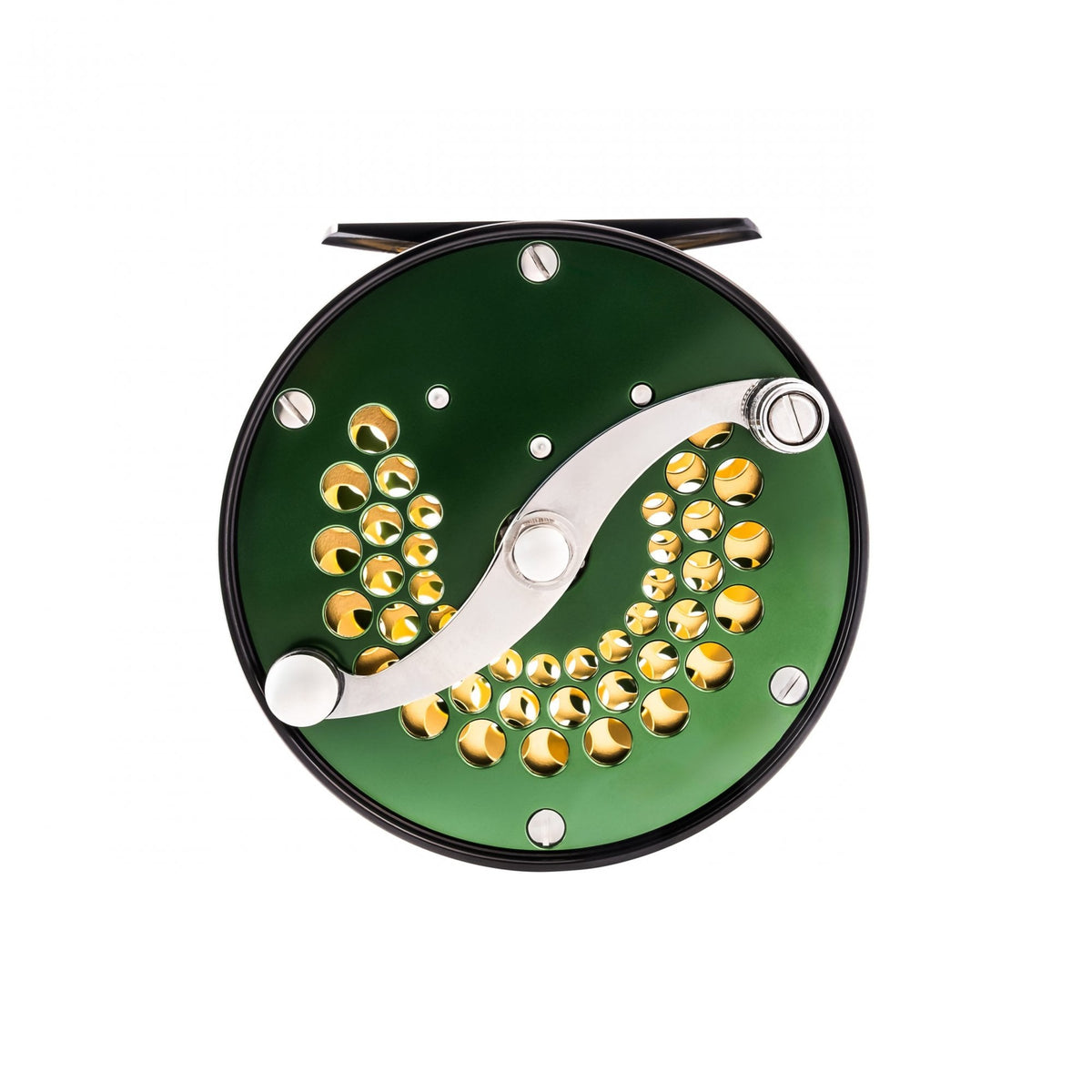 Classic Ported Plate Fly Reels in Verdant Green
