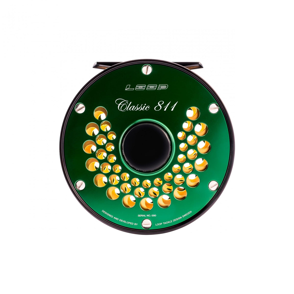 Classic Ported Plate Fly Reels in Verdant Green