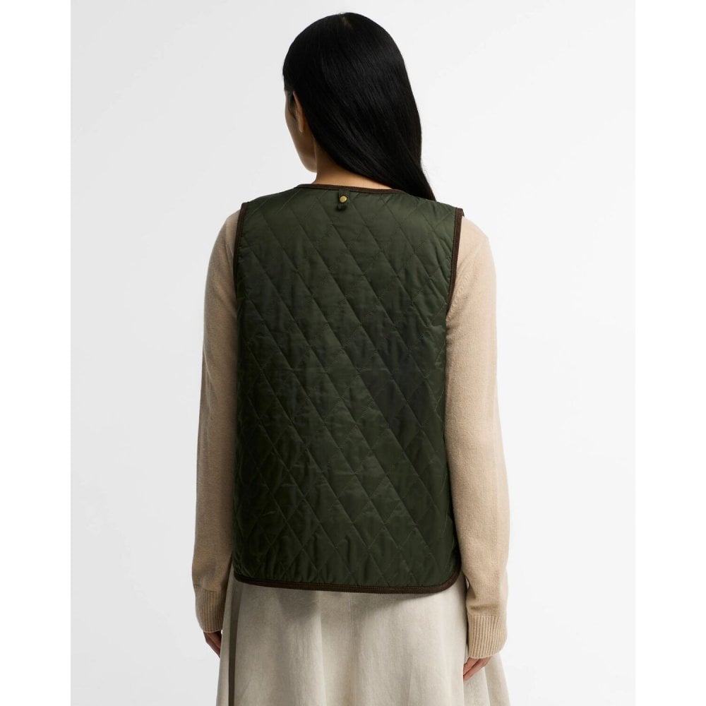 Tartan Reimagined Icons Reversible Tartan Quilted Liner - Olive/Classic