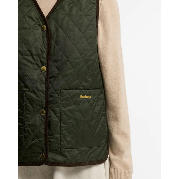 Tartan Reimagined Icons Reversible Tartan Quilted Liner - Olive/Classic