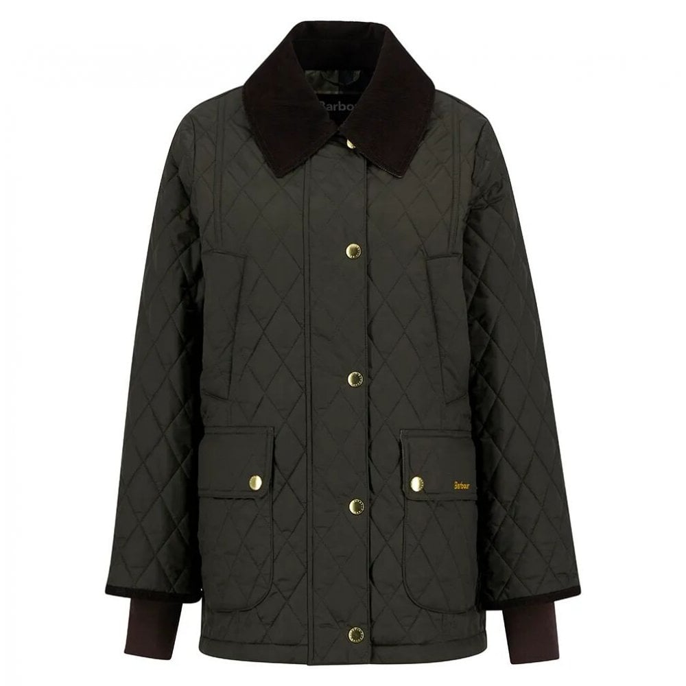 Modern Beadnell Quilted Jacket - Sage/Ancient