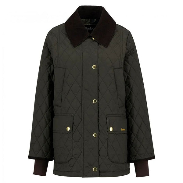 Modern Beadnell Quilted Jacket - Sage/Ancient