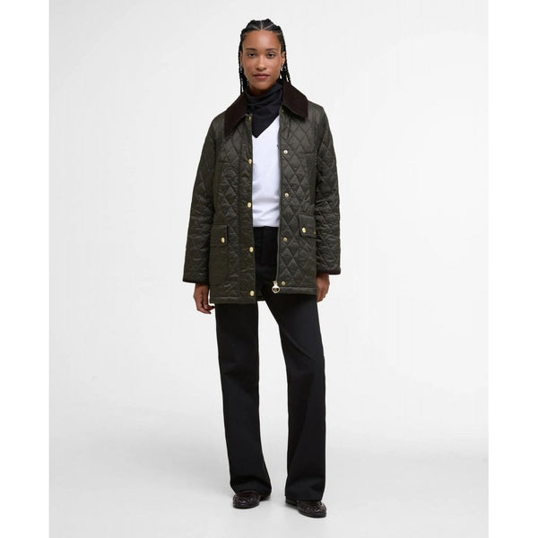 Modern Beadnell Quilted Jacket - Sage/Ancient