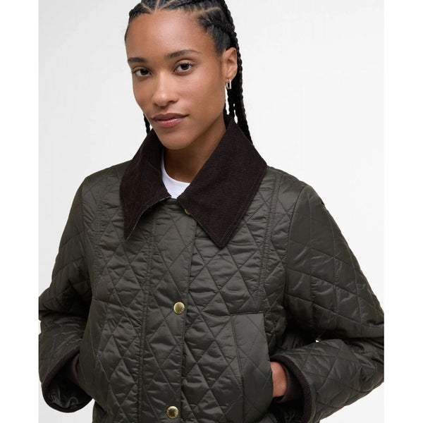 Modern Beadnell Quilted Jacket - Sage/Ancient
