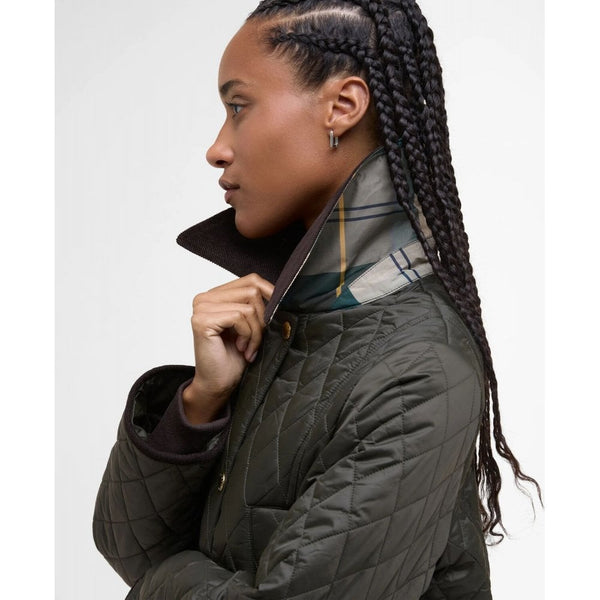 Modern Beadnell Quilted Jacket - Sage/Ancient