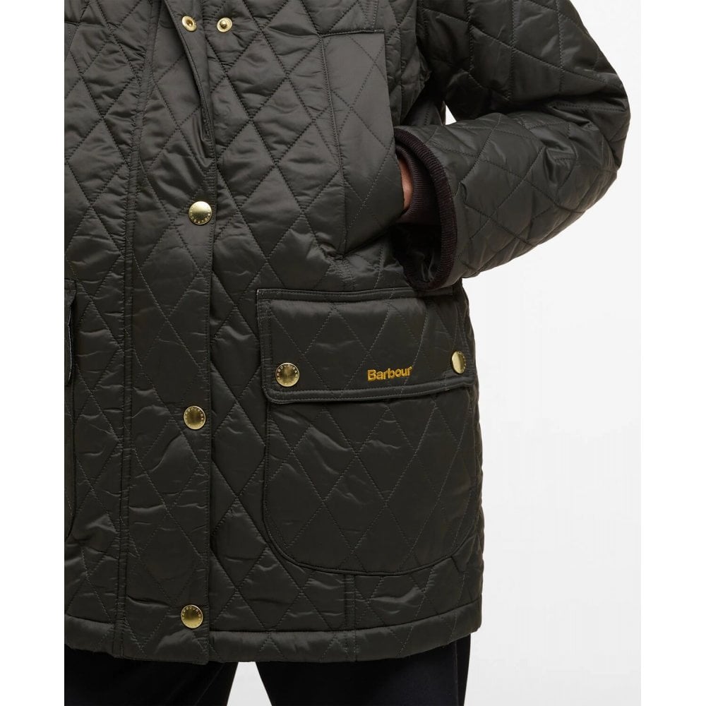Modern Beadnell Quilted Jacket - Sage/Ancient