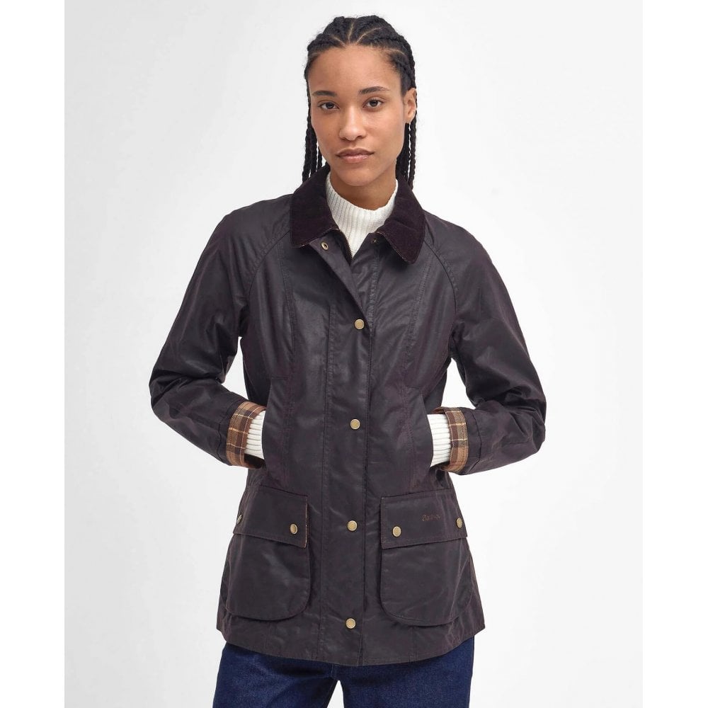 Classic Beadnell Wax Jacket in Rustic