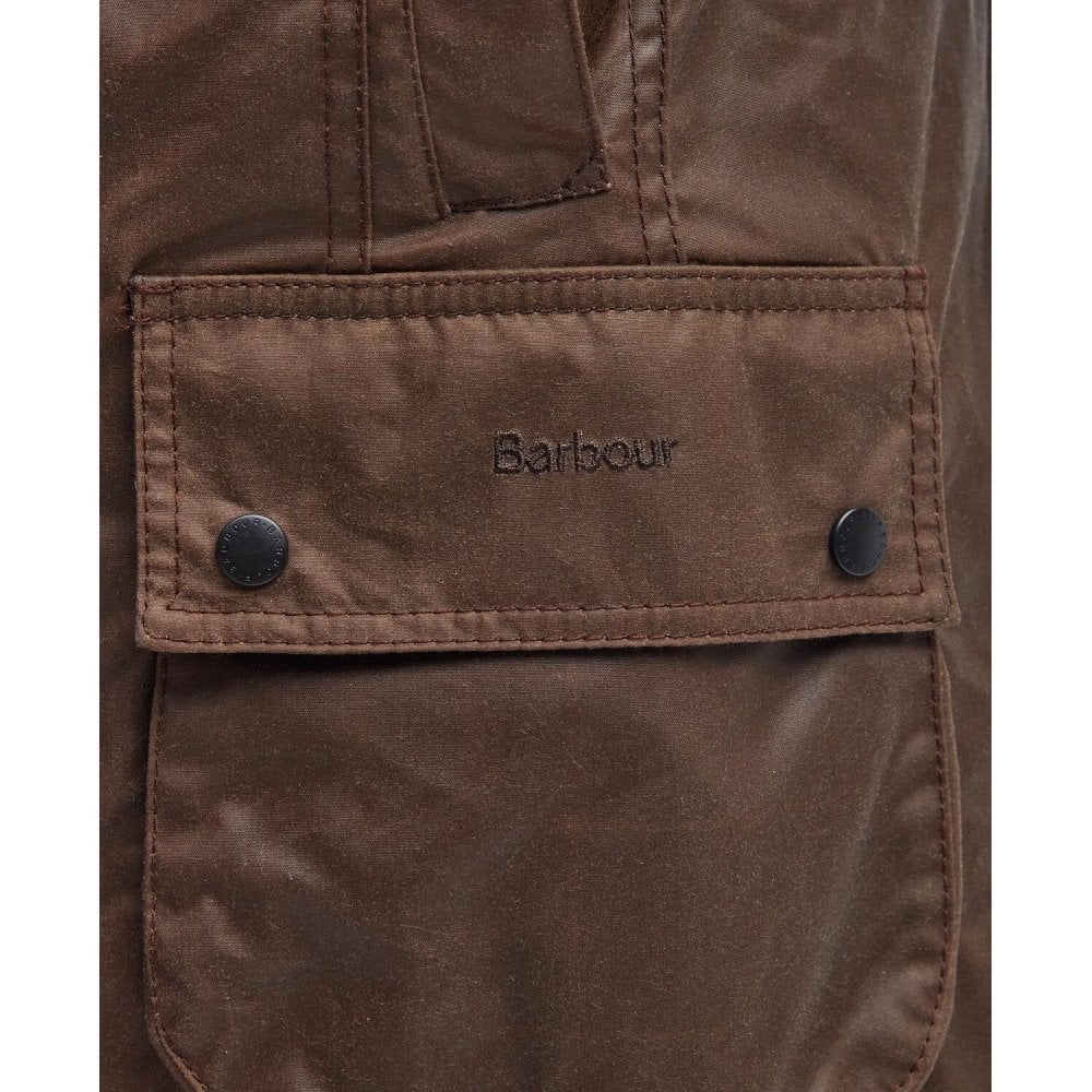 Classic Beadnell Wax Jacket in Bark