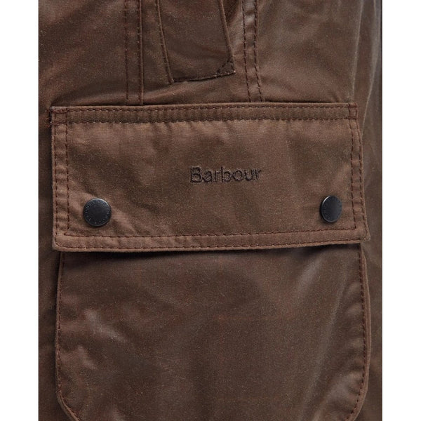 Classic Beadnell Wax Jacket in Bark
