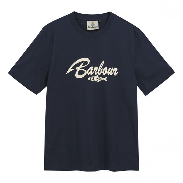 Hook Relaxed Graphic T-Shirt - Dark Navy
