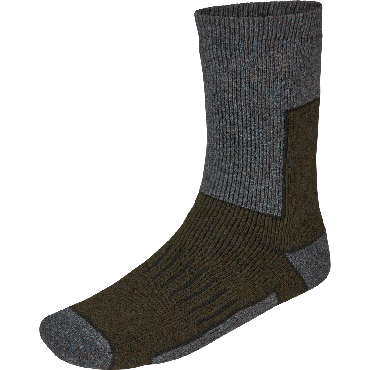 Field Thermo Sock - 2Pack - Pine Green Melange-Grey Melange