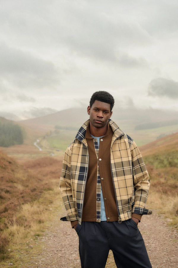 Tartan Showerproof Blouson Jacket