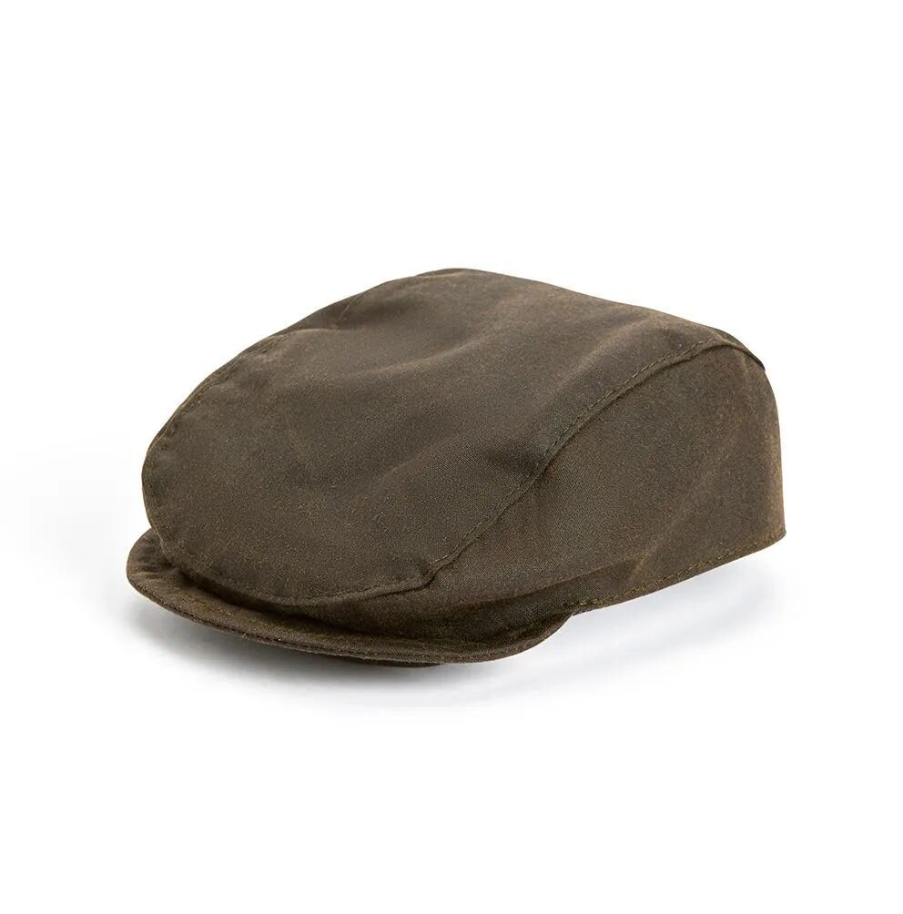 Dog Wax Flat Cap - Olive
