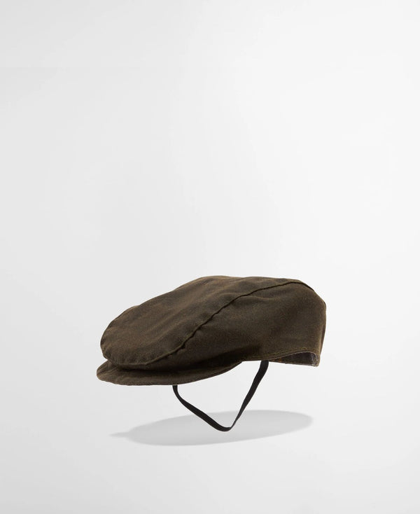Dog Wax Flat Cap - Olive