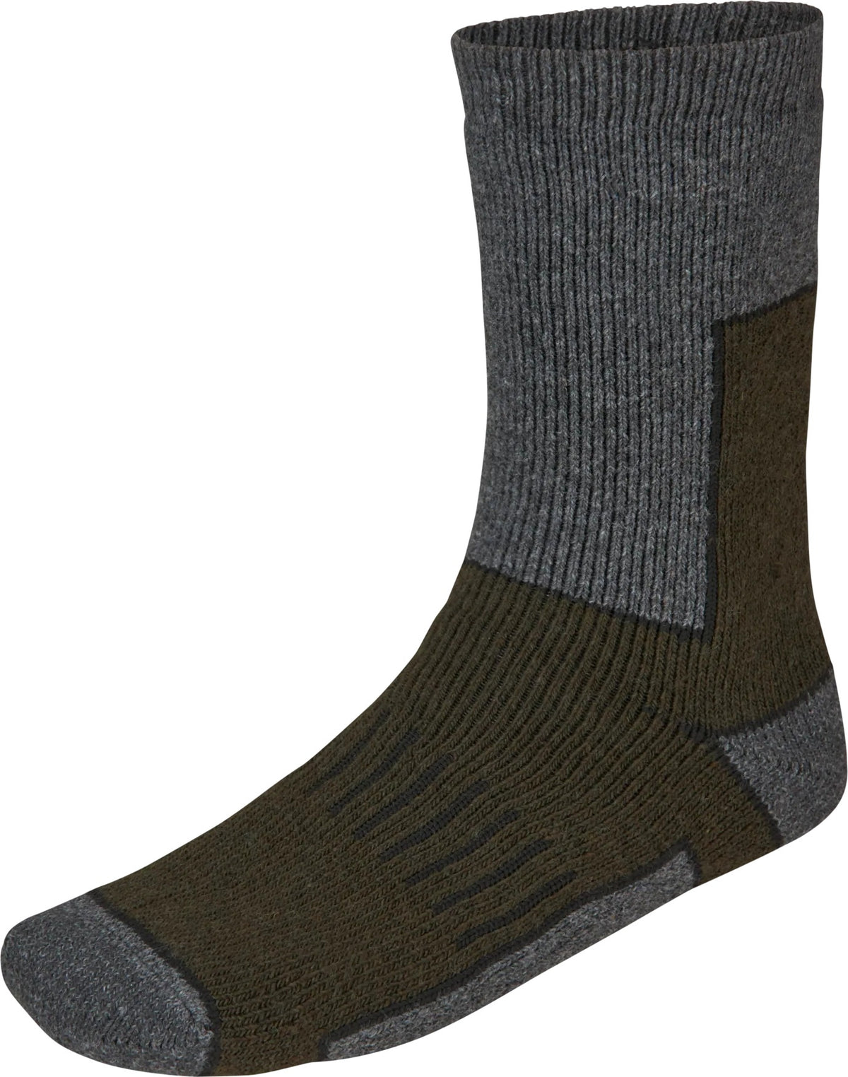 Field Thermo Sock - 2Pack - Pine Green Melange-Grey Melange