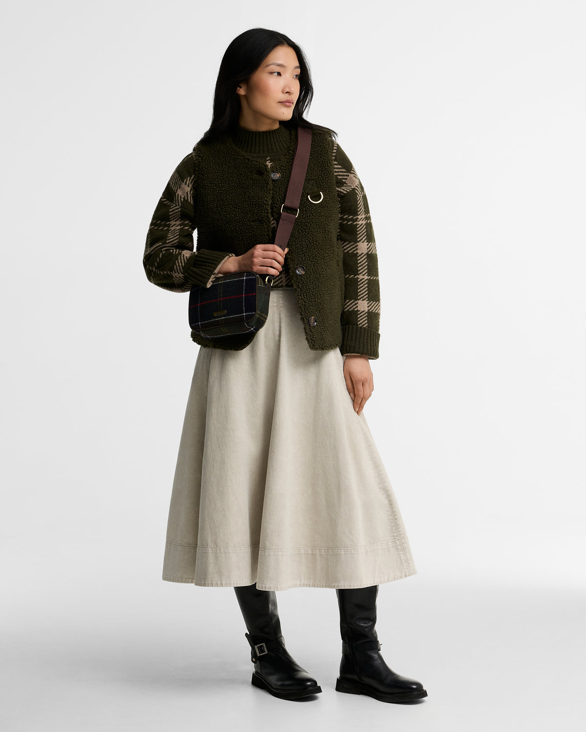 Contin Tartan Mini Crossbody Bag - Classic Tartan - RRP £54.95