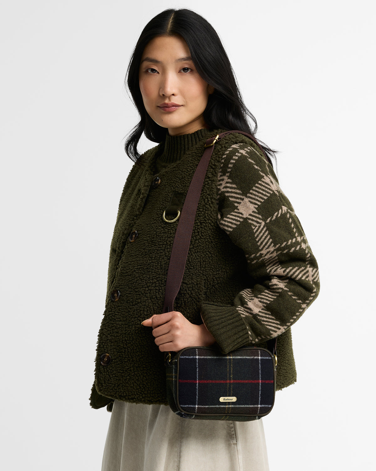 Contin Tartan Mini Crossbody Bag - Classic Tartan - RRP £54.95