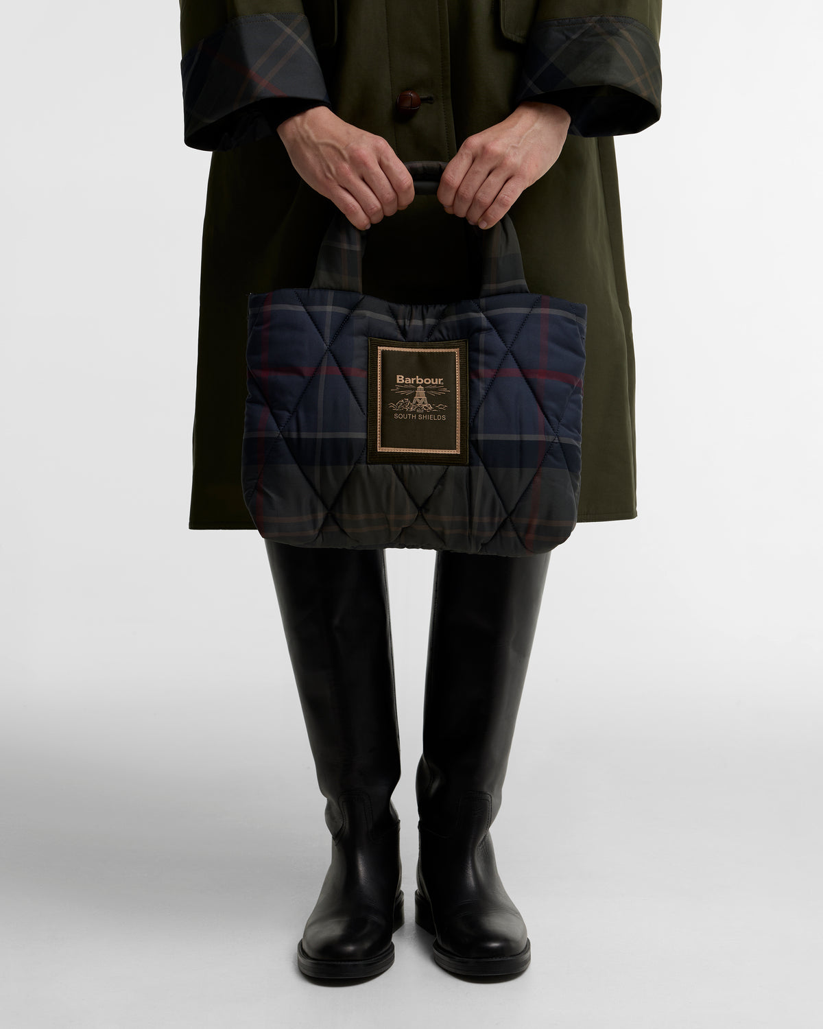 Tartan Arlene Mini Quilted Tote Bag - RRP £74.95