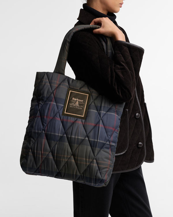 Tartan Arlene Quilted Tote Bag - RRP £79.95