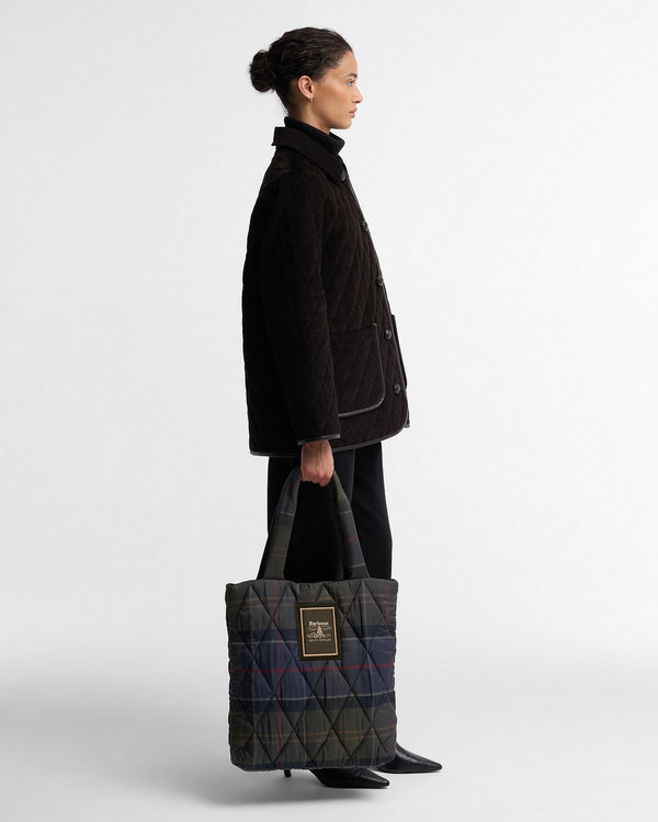 Tartan Arlene Quilted Tote Bag - RRP £79.95