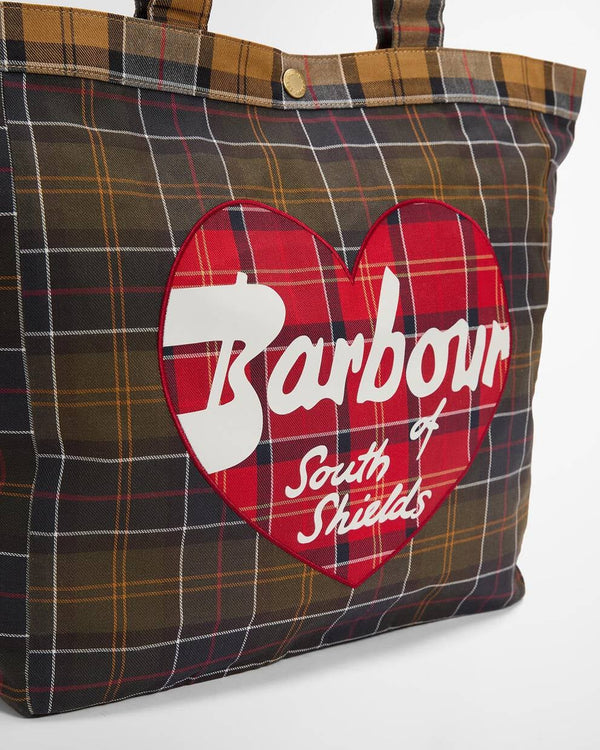 Barbour Heart Tote Bag