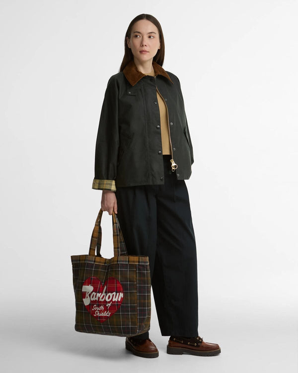 Barbour Heart Tote Bag