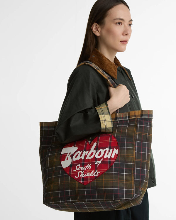 Barbour Heart Tote Bag