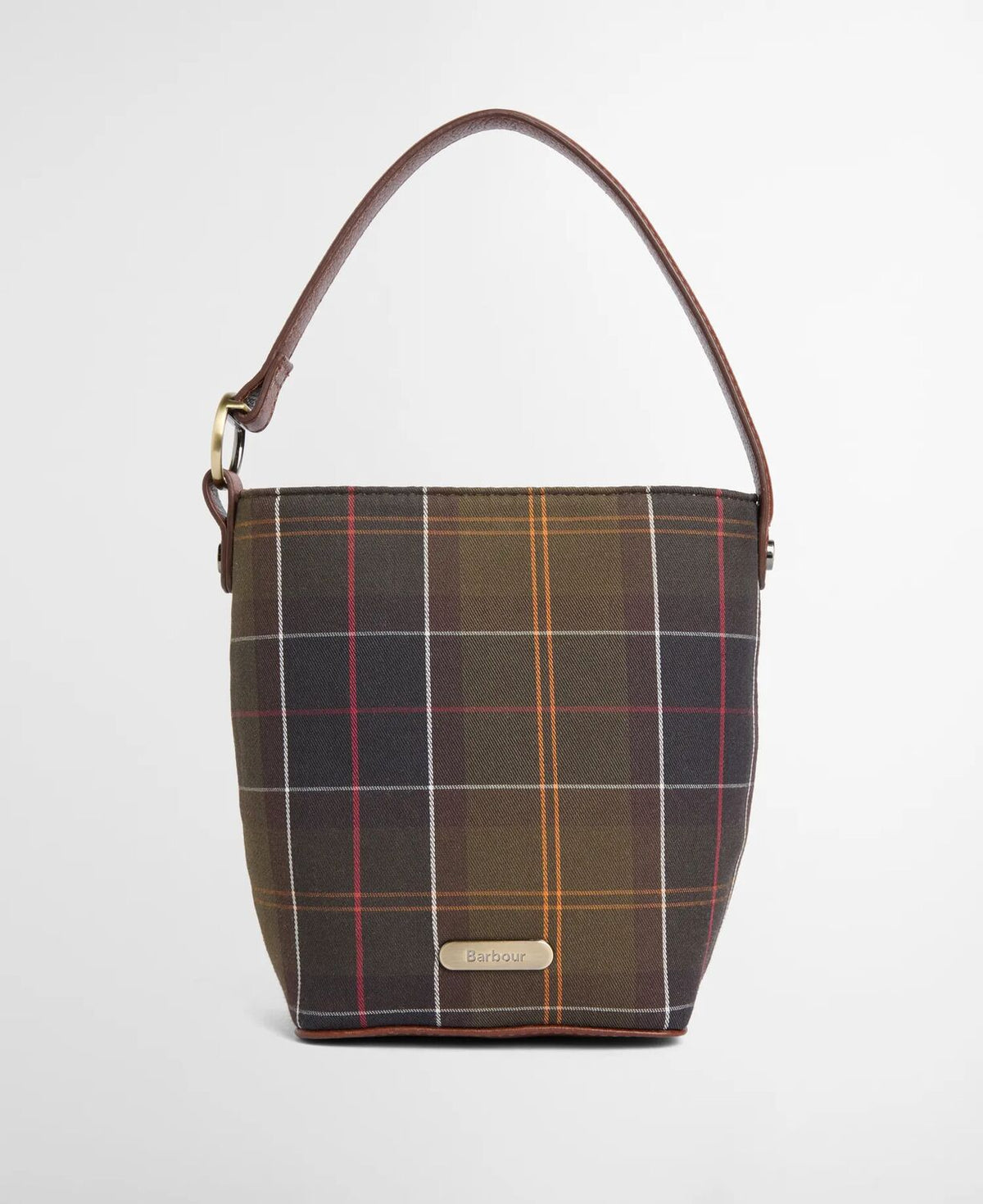 Cedar Mini Tartan Bucket Bag