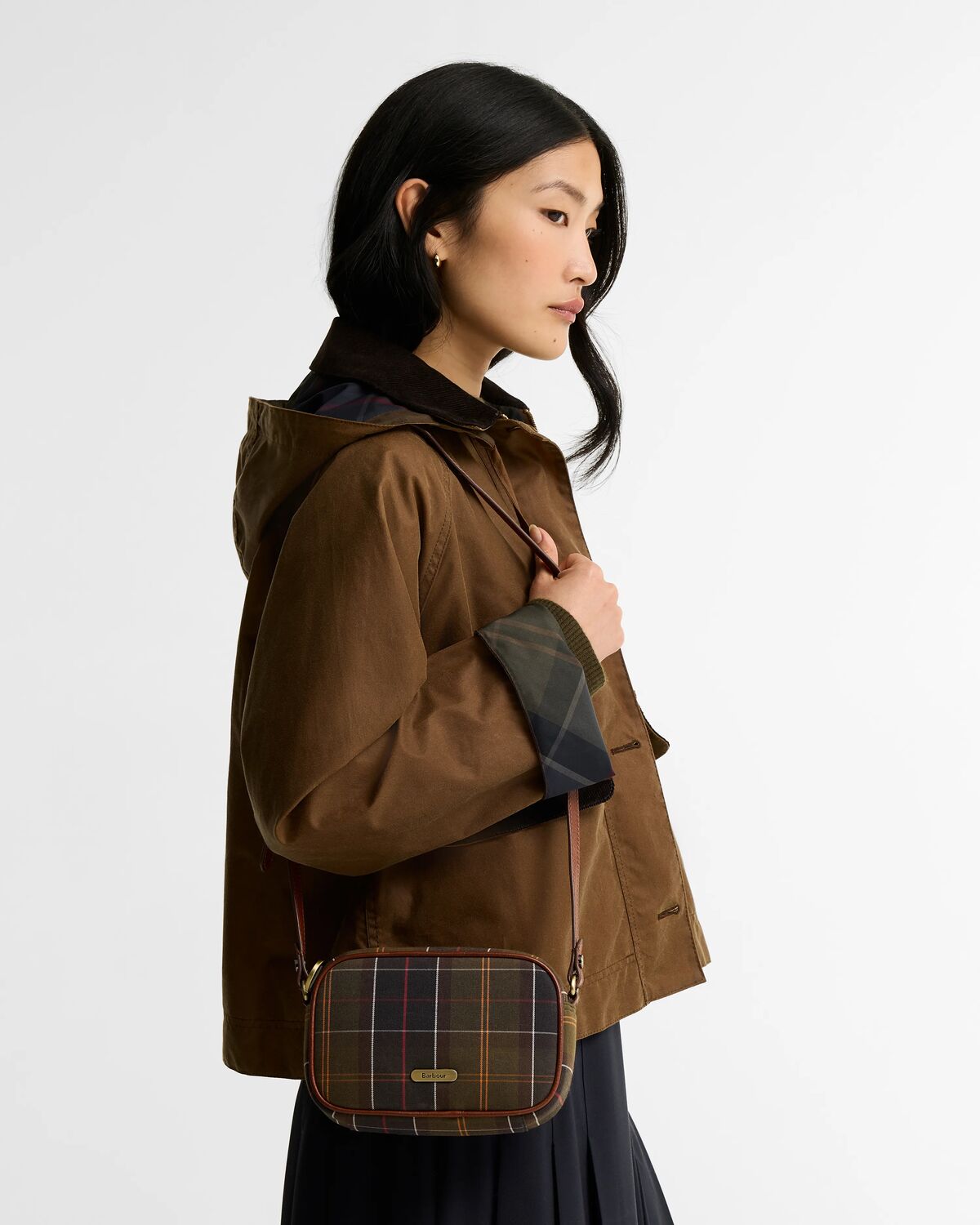 Daphne Mini Tartan Crossbody Bag
