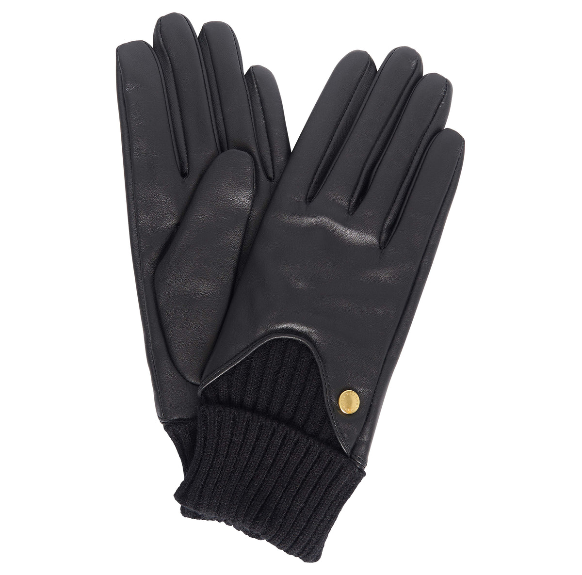Deanna Leather Glove -Black