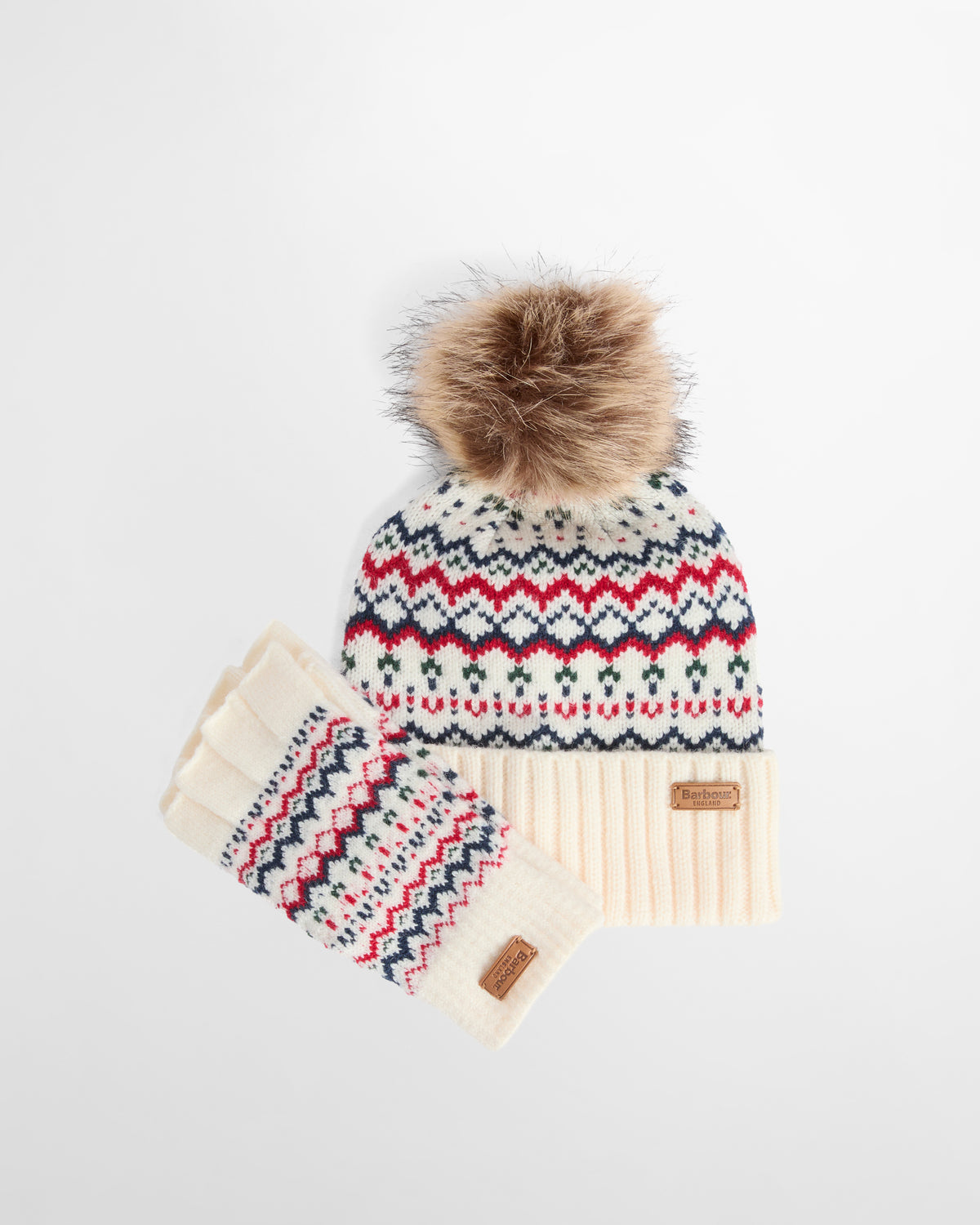 Holly Beanie & Gloves Gift Set