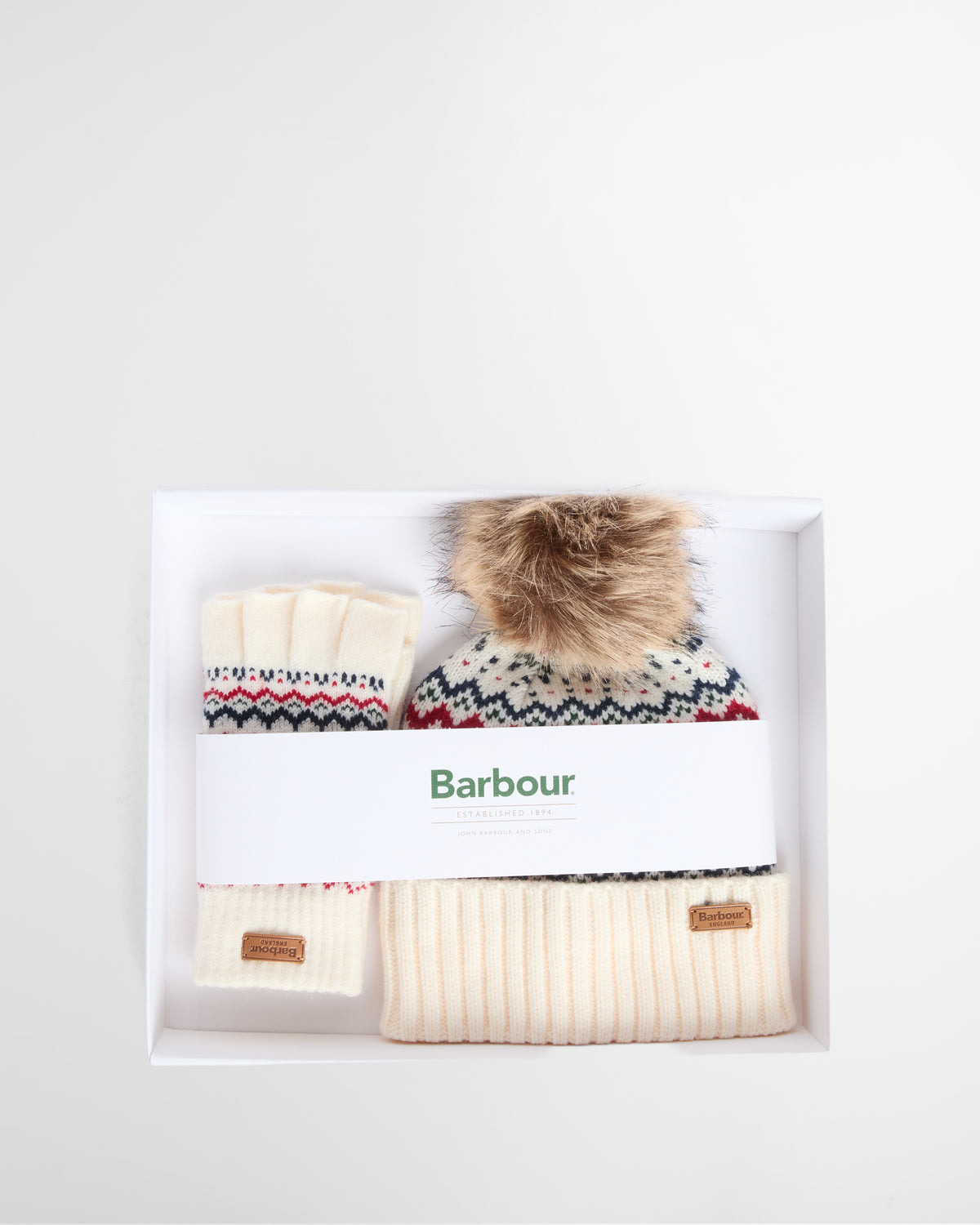 Holly Beanie & Gloves Gift Set