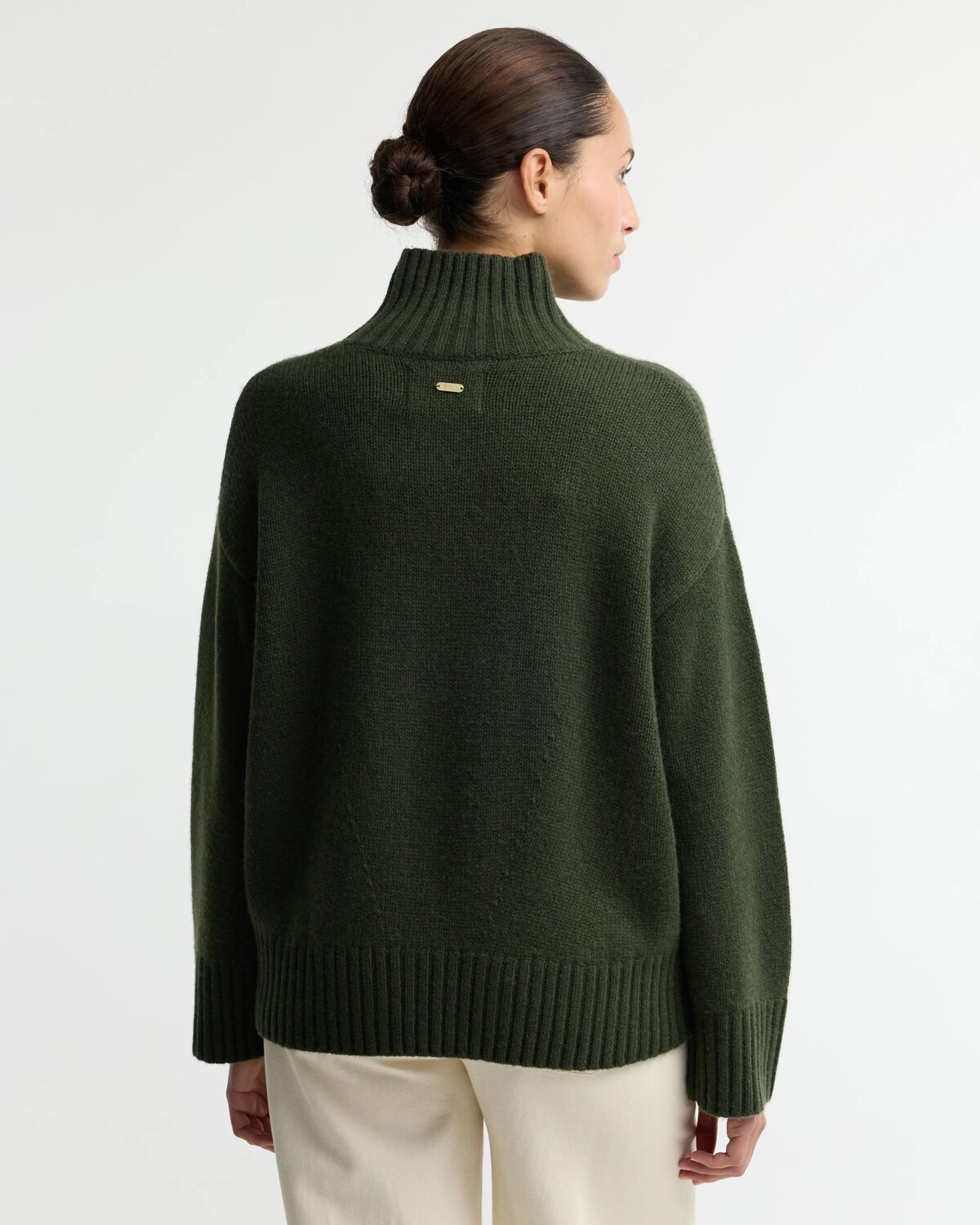 Woodhouse Cashmere Blend Funnel Neck Knitted Jumper - RRP £179