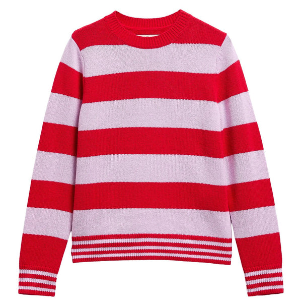 Woodhouse Striped Cashmere Blend Knitted Jumper