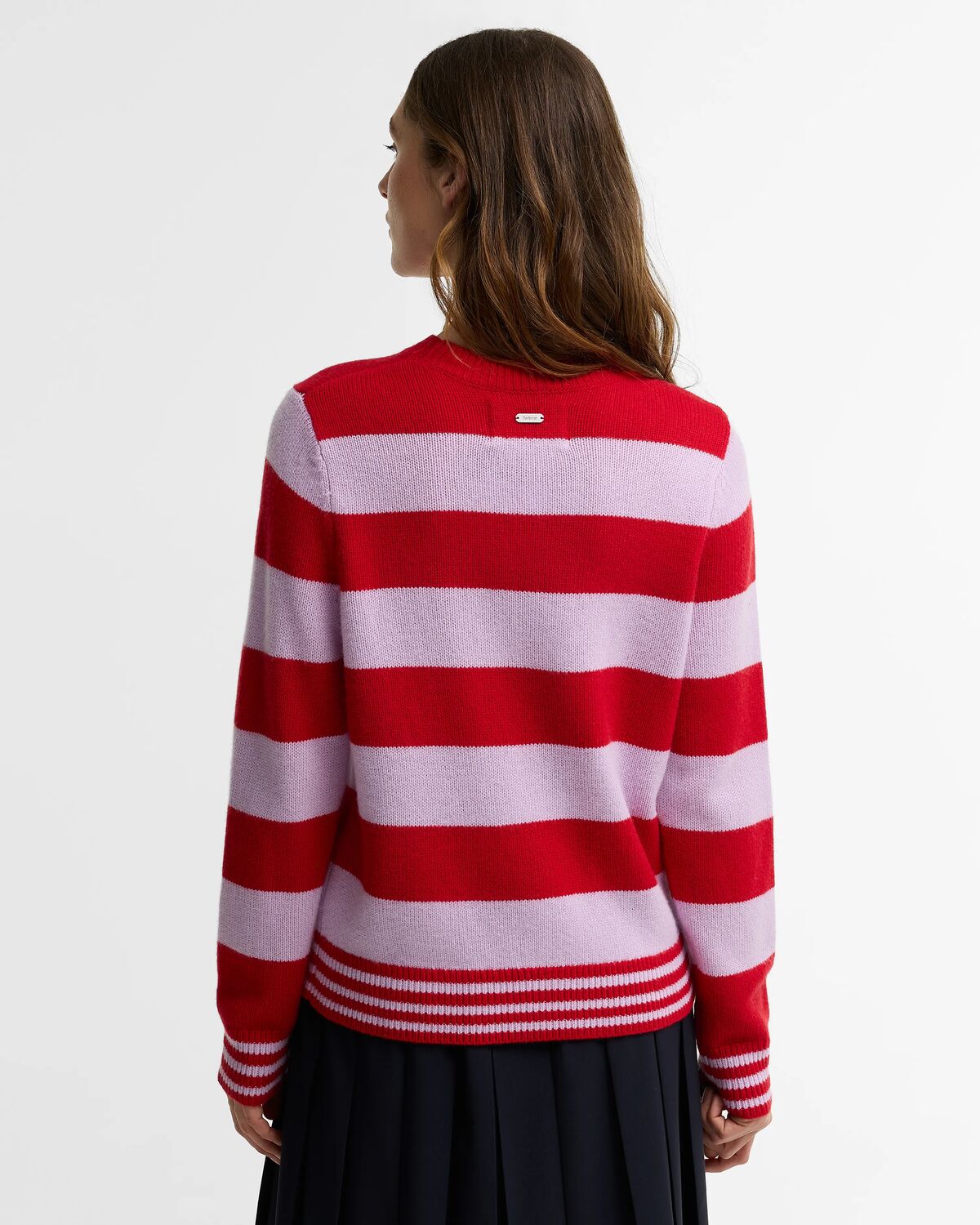 Woodhouse Striped Cashmere Blend Knitted Jumper