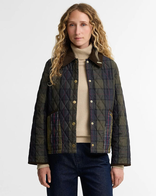 Tartan Reimagined Icons Tartan Cropped Liddesdale Quilted Jacket - RRP £179