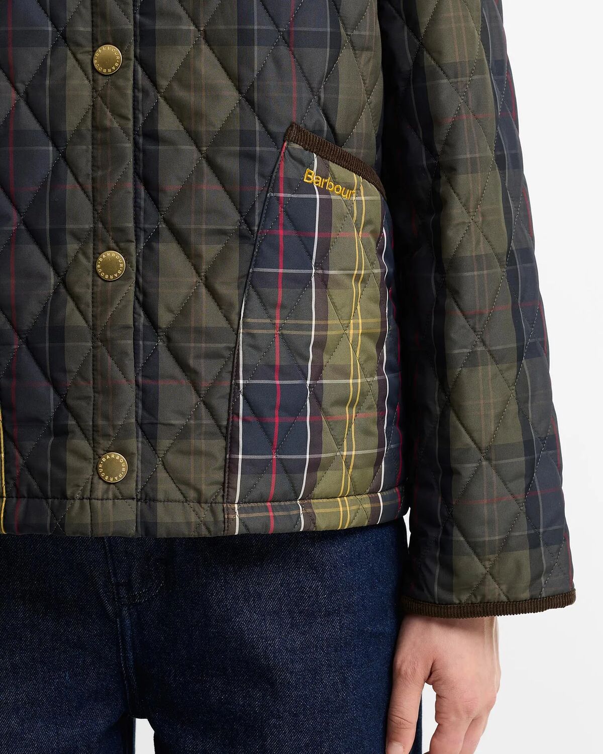 Tartan Reimagined Icons Tartan Cropped Liddesdale Quilted Jacket - RRP £179