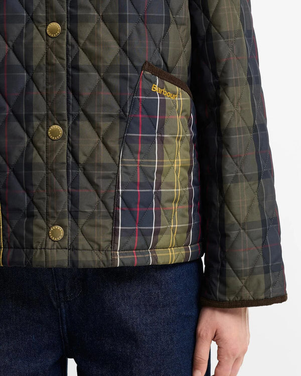 Tartan Reimagined Icons Tartan Cropped Liddesdale Quilted Jacket - RRP £179