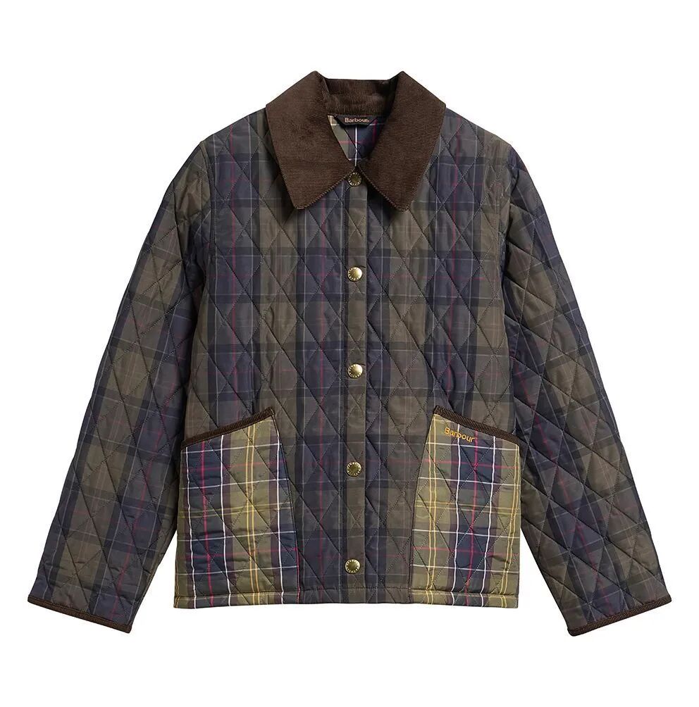 Tartan Reimagined Icons Tartan Cropped Liddesdale Quilted Jacket - RRP £179