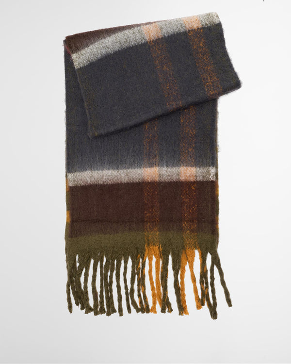 Isla Tartan Boucle Scarf
