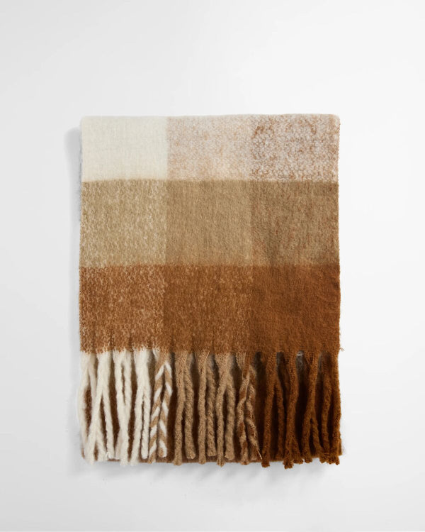 Marie Check Scarf