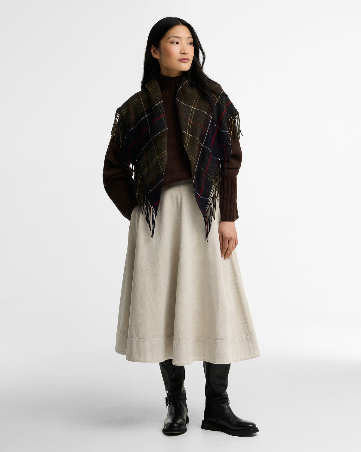 Kirklees Tartan Triangular Scarf