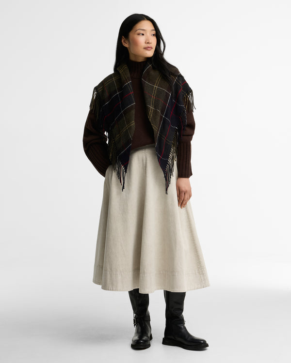 Kirklees Tartan Triangular Scarf