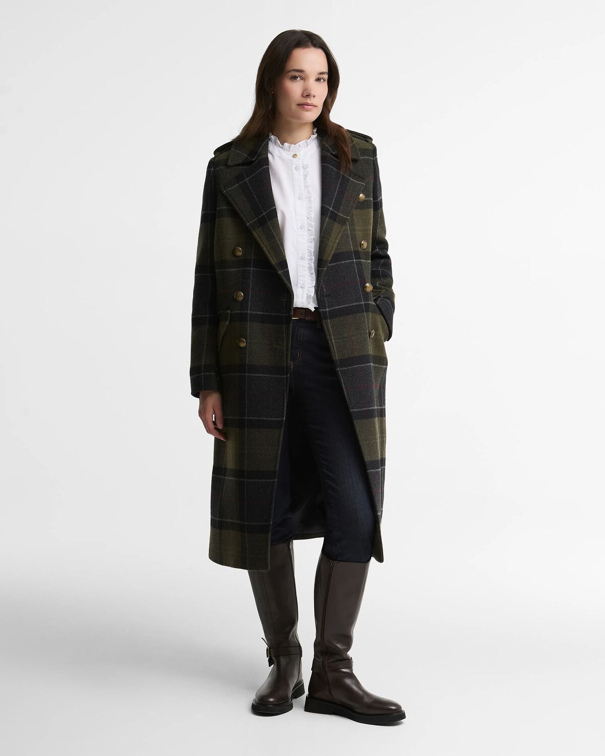 Cottesmore Checked Wool Coat - RRP £379