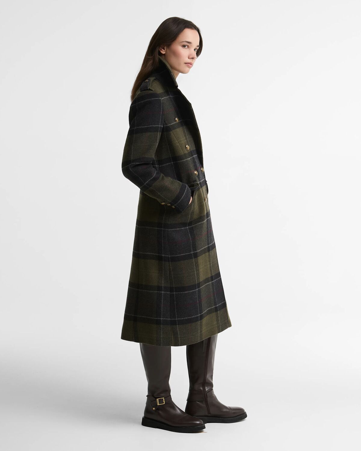 Cottesmore Checked Wool Coat - RRP £379