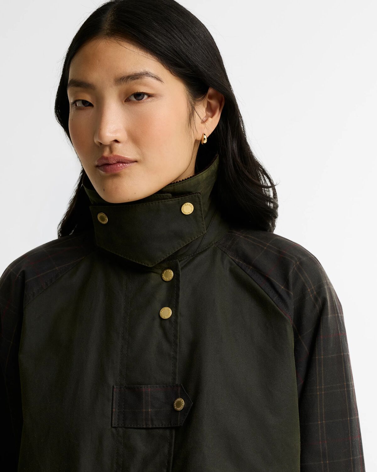 Checked Kirklees Wax Jacket