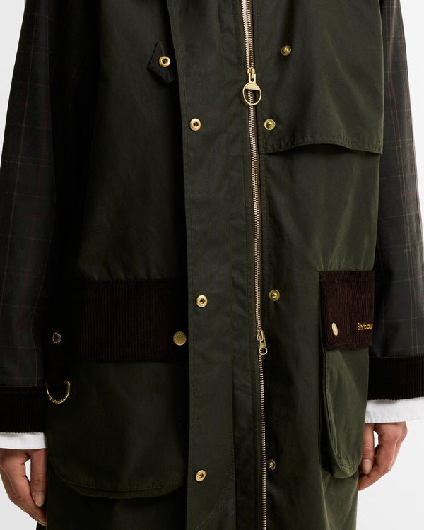 Checked Kirklees Wax Jacket