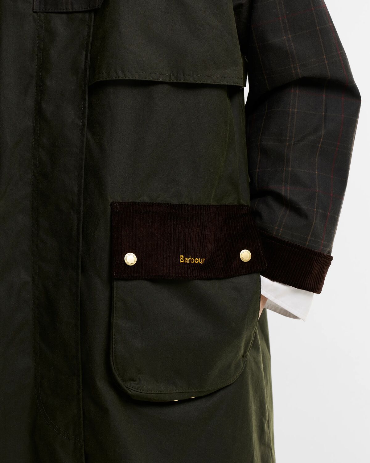 Checked Kirklees Wax Jacket