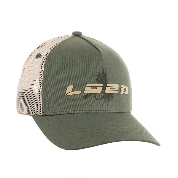 Fly Trucker Cap in River Green